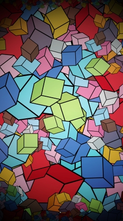 Abstract Cool Cubes