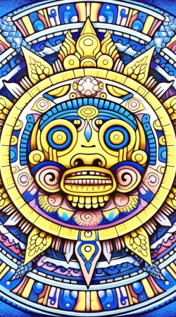 Aztec God Shield