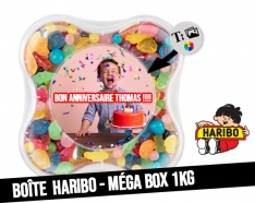 Caixas de doces personalizadas 600g Haribo