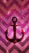 Anchor party chevron in galaxy Pink