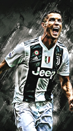 Cr7 Juventus Painting Art