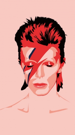 David Bowie Minimalist Art