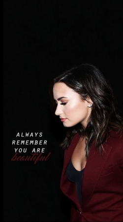 Demi Lovato Always remember you are beautiful