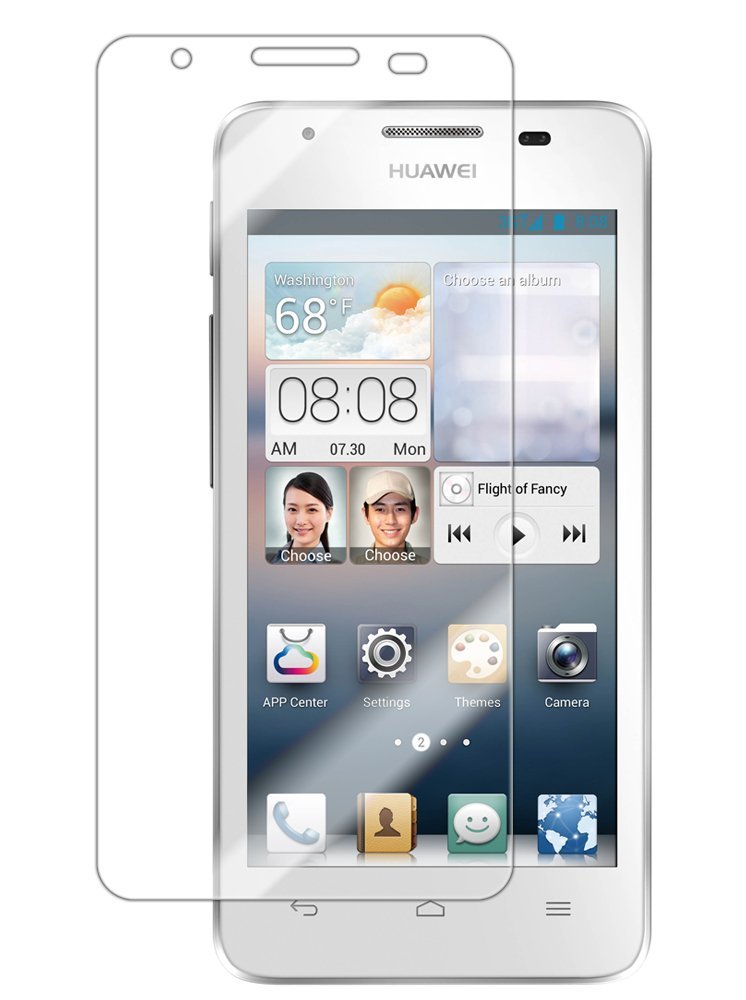 2 in 1 Huawei Ascend Mate Displayschutzfolie