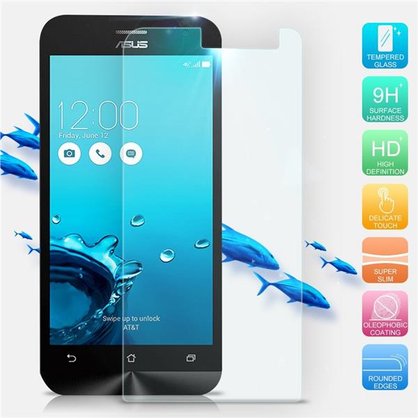 Premium Gehartetem Glas Displayschutzfolien Doppelpack fur Asus ZenFone Go ZC500TG 4G