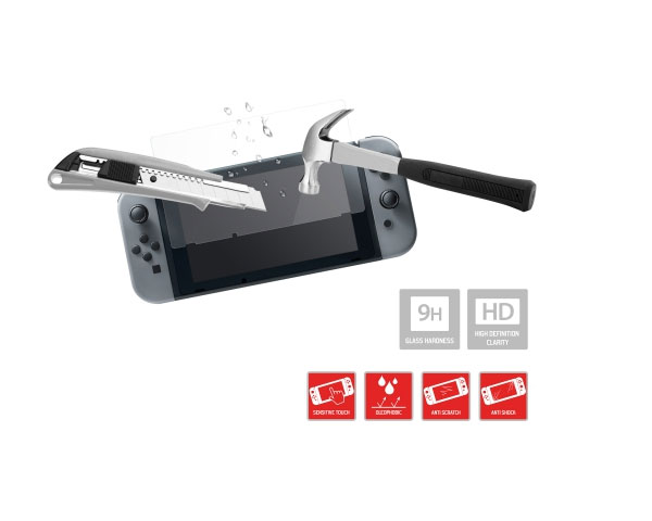 Premium Gehartetem Glas Displayschutzfolien fur Nintendo Switch