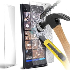 Premium Gehärtetem Glas Displayschutzfolien Doppelpack für Nokia Lumia 830