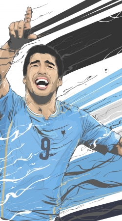 Football Stars: Luis Suarez - Uruguay