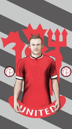 Football Stars: Red Devil Rooney ManU