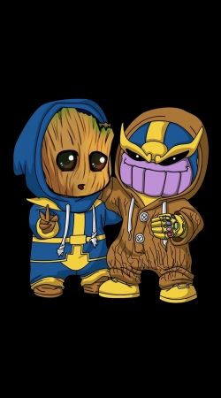 Groot x Thanos