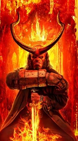 Hellboy in Fire