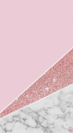 Initiale Marble and Glitter Pink