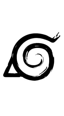 Konoha Symbol Grunge art