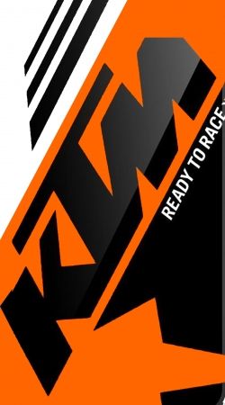 KTM Racing Orange And Black