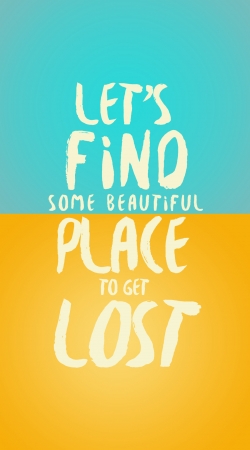 Let's find some beautiful place