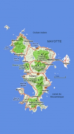 Mayotte Carte 976