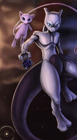 Mew And Mewtwo Fanart
