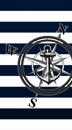 Navy Striped Nautica