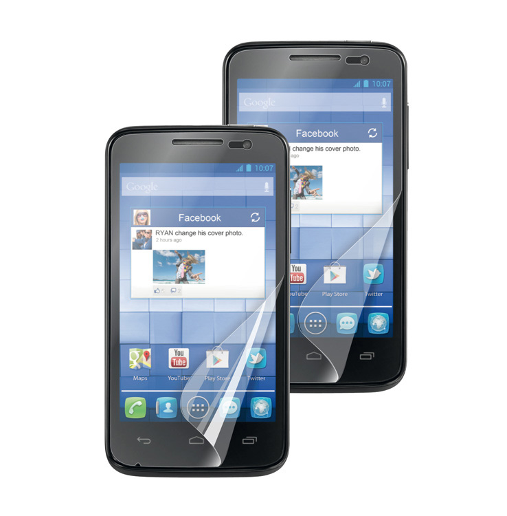 Screen Protector 2-in-1 Pack - Alcatel One Touch M'Pop