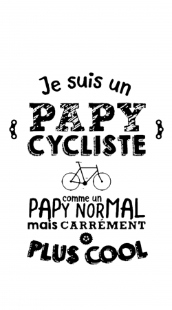 Papy cycliste