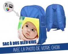 Child blue backpack