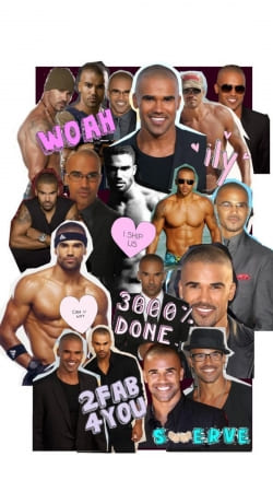 Shemar Moore collage