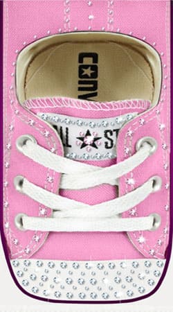 All Star Basket shoes Pink Diamonds