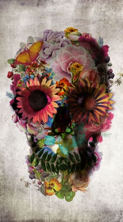 Skull Flowers Gardening