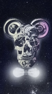 Skull Mickey Mechanics in space