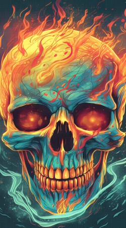 Skull Orange
