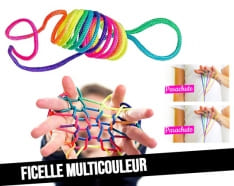 Conjunto de cordas arco-íris multicolorido