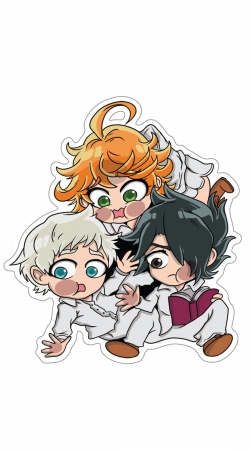 The Promised Neverland - Emma, Ray, Norman Chibi