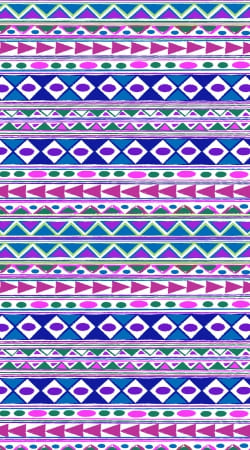 Tribalfest pink and purple aztec