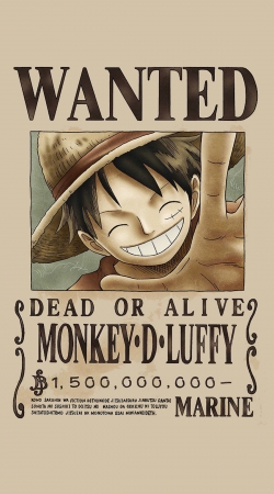 Wanted Luffy Pirate